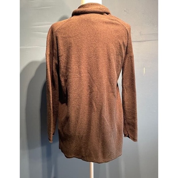 H&M Women Size Large‎ Open Cardigan Chocolate Brown - Picture 2 of 4